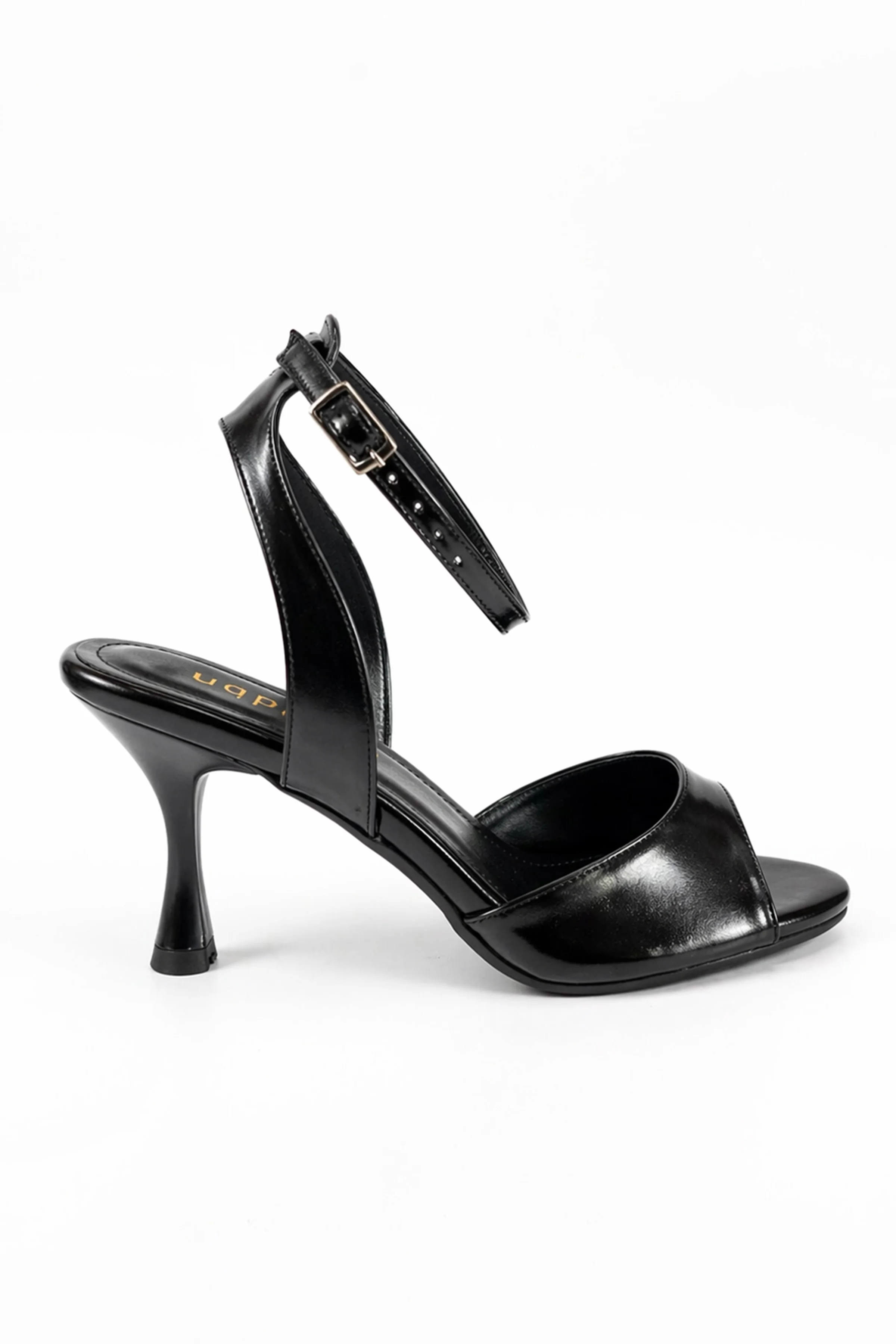 Alea Sivri Burun Kadeh Topuklu Sandalet - SİYAH FOLYO